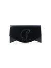 Christian Louboutin Loubi54 Large Leather Crossbody Clutch In Black