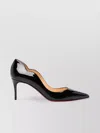 Christian Louboutin Hot Chick 70 Scalloped Patent-leather Pumps