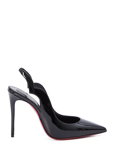 Christian Louboutin Sleek And Sophisticated Black Patent Leather Pumps For Women