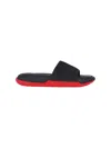 Christian Louboutin Louboutin Slides And Clogs Easy Breezy Men Rubber Black In Black