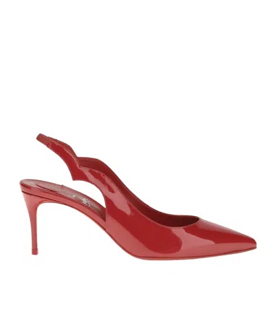 CHRISTIAN LOUBOUTIN SLINGBACK PATENT PUMPS