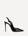 Christian Louboutin Hot Chick Sling 100 Patent Slingback Pump