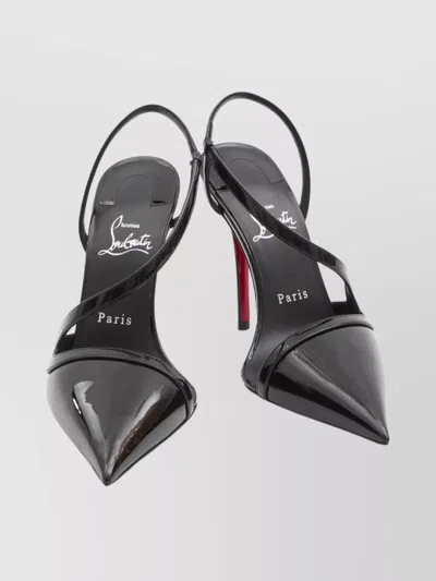 Christian Louboutin Slingback Stiletto Pumps Pointed Design In Black