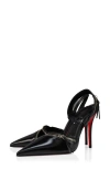 Christian Louboutin Slingyzip Pointed Toe Pump In Black