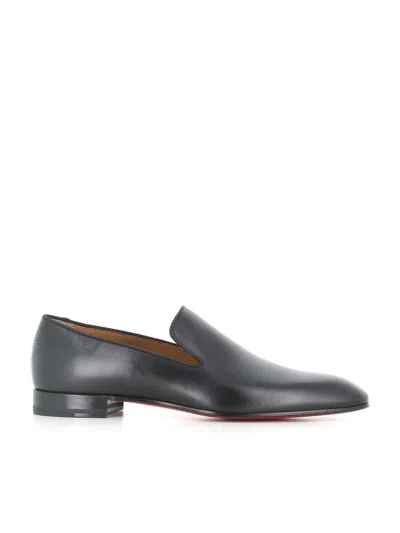 Christian Louboutin Danny Flex Loafers In Black Leather