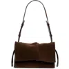 Christian Louboutin Small Baggy Suede Shoulder Bag