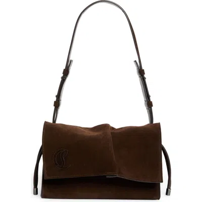 Christian Louboutin Small Baggy Suede Shoulder Bag
