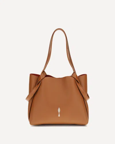 Christian Louboutin Small Bettina Tote Bag In Brown