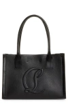 Christian Louboutin By My Side Large Leather Tote Bag In Black/black/black