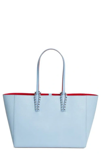 Christian Louboutin Small Cabata Soft Leather Tote In Blue