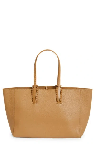Christian Louboutin Small Cabata Soft Leather Tote In F486 Lionne