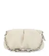Christian Louboutin Small Leather Eva Shoulder Bag In White