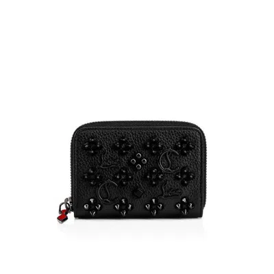 Christian Louboutin Leather Panettonne Purse In Black/ultras Black