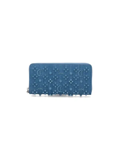 Christian Louboutin Small Leather Goods In Blue/lac