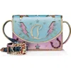 Christian Louboutin Small Loubi54 Giddy Leather Crossbody Bag In 6643 Mineral/multi Billy