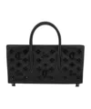 Christian Louboutin Paloma Baguette In Leather With Loubinthesky Spikes In Black