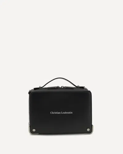 Christian Louboutin Small Tactical Leather Handbag In Red
