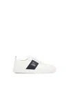 Christian Louboutin Retero Leather And Canvas Sneakers