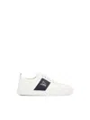 Christian Louboutin Retero Leather And Canvas Sneakers