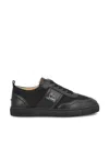 Christian Louboutin Retero Full-grain Leather-trimmed Canvas Sneakers