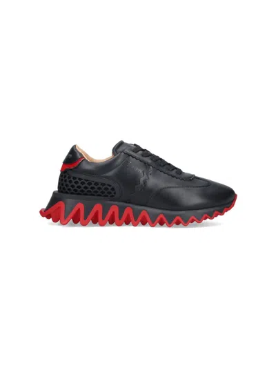 Christian Louboutin Little Kid's & Kid's Mini Shark Sneakers In Black