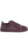 Christian Louboutin Louis Junior Spikes Orlato Sneakers In Red
