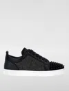 Christian Louboutin Louis Junior Spikes Sneakers In Schwarz
