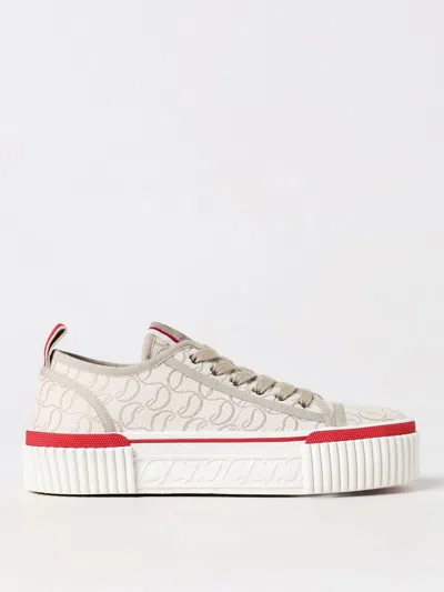 Christian Louboutin Sneakers  Woman Color Natural In Cream