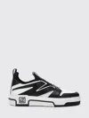 Christian Louboutin Louboutin Sneaker Astroflash Calfskin And Fabric In Black