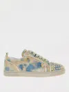 Christian Louboutin Junior Spikes Round Toe Rubber Sole Sneakers In Multicolor
