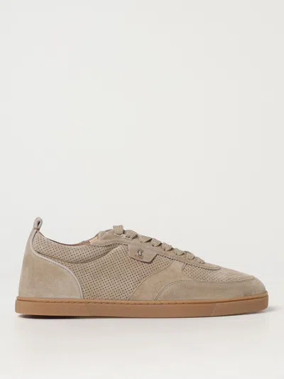 Christian Louboutin Sneakers Men Sand In Cream