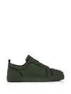 Christian Louboutin Louis Junior Spikes Suede Sneakers In Tennessee