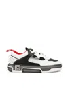 Christian Louboutin Low Top Sneakers With Signature Red Sole In White