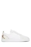 Christian Louboutin Fun Louis Junior Leather Sneakers In White