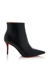 Christian Louboutin Sporty Kate 85 Black Leather Boots In Black