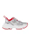 Christian Louboutin So Flo Metallic Leather-trimmed Mesh Sneakers In Multi