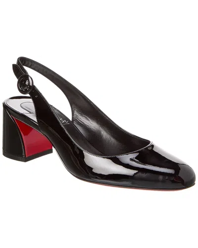 CHRISTIAN LOUBOUTIN CHRISTIAN LOUBOUTIN SO JANE 55 SLINGBACK PATENT PUMP