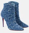 Christian Louboutin Short Boot In Blue