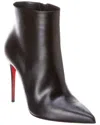 Christian Louboutin So Kate 100 Leather Bootie In Black