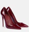 Christian Louboutin Sporty Kate 100 Patent-leather Pumps In Red