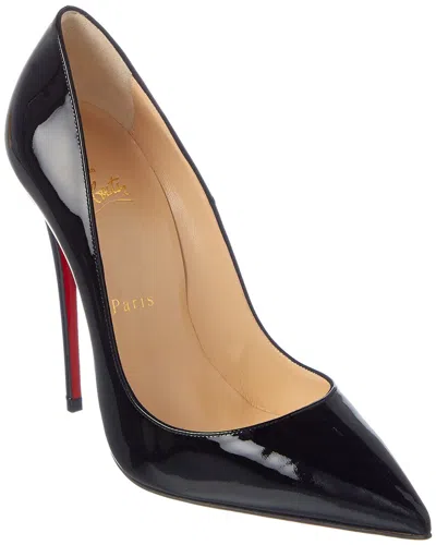 Christian Louboutin Womens  Pigalle 85 Patent-leather Courts In Blue