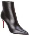 Christian Louboutin So Kate 85 Leather Ankle Boots In Black