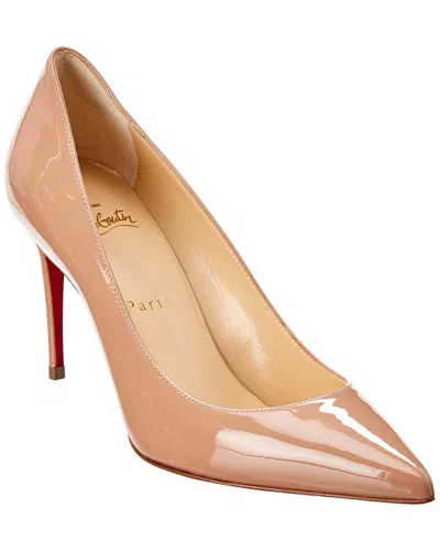 Christian Louboutin So Kate 85 Patent Pump In Beige
