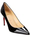 Christian Louboutin Hot Chick Black Patent Leather Pumps In Black