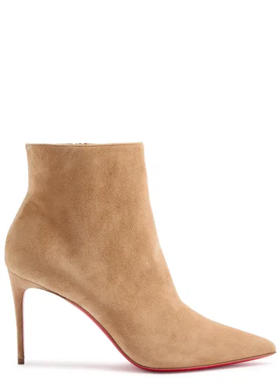 Christian Louboutin So Kate 85 Suede Ankle Boots