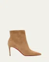 Christian Louboutin So Kate 85mm Red Sole Booties In Lionne