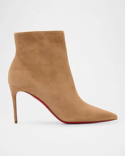 CHRISTIAN LOUBOUTIN SO KATE 85MM RED SOLE BOOTIES