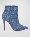 Christian Louboutin Short Boot In Blue