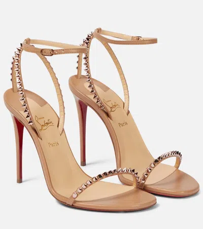 Christian Louboutin Beige So Me 100 Sandals