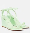 Christian Louboutin So Me Wedge Sandal In Studio Green/lin Studio Green
